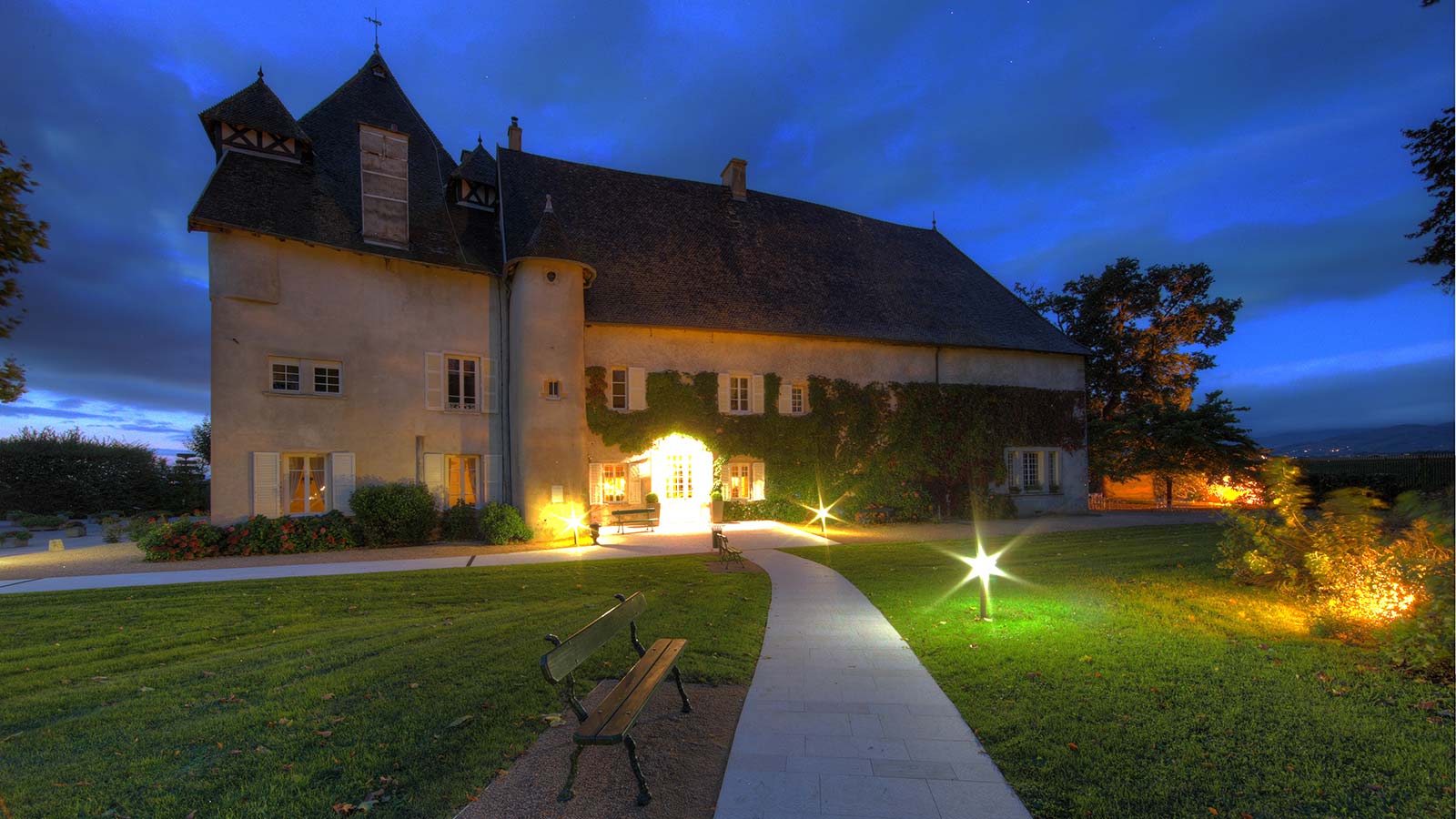 Salle château de Pizay beaujolais